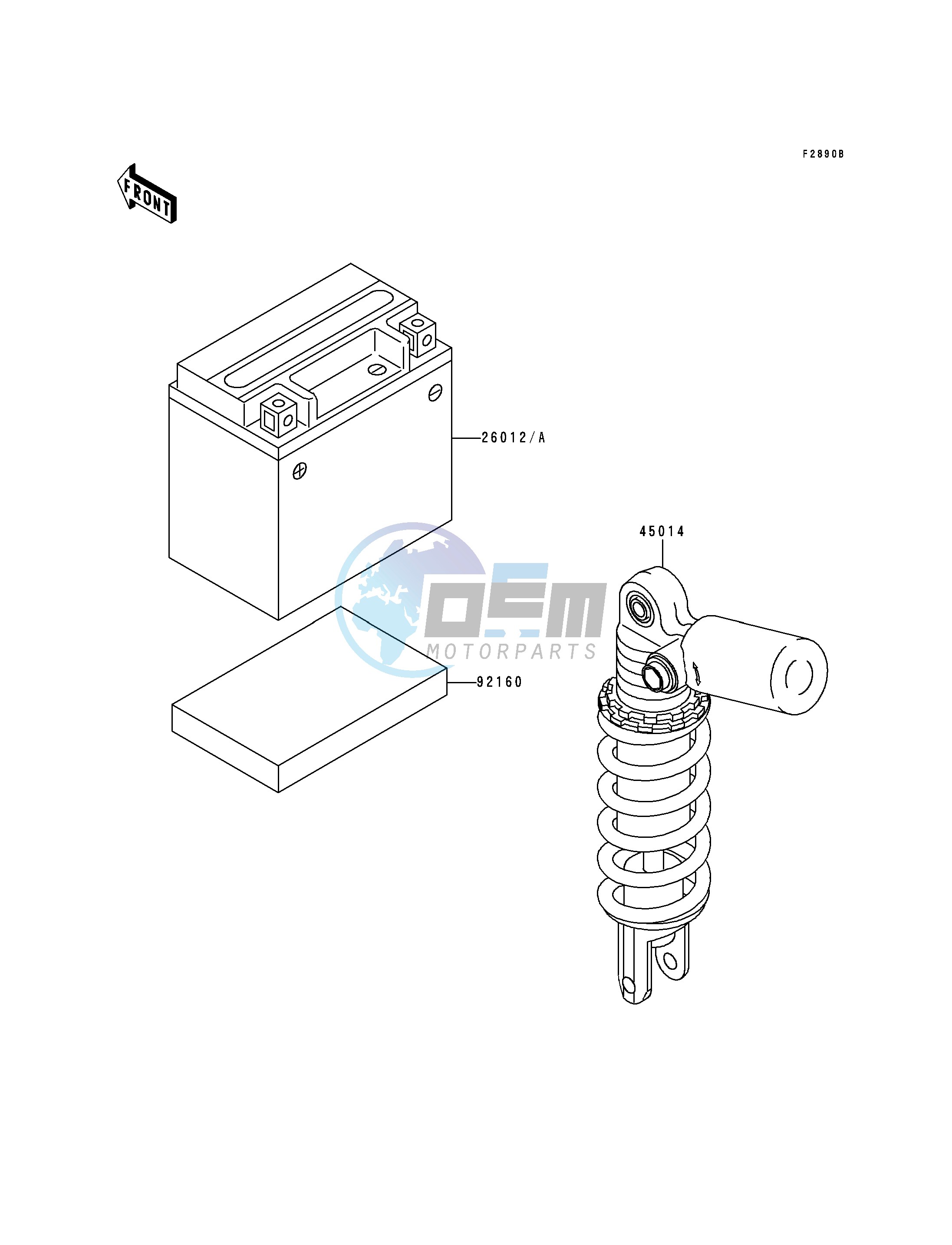 OPTIONAL PARTS-- ZX-7RR BATTERY- -