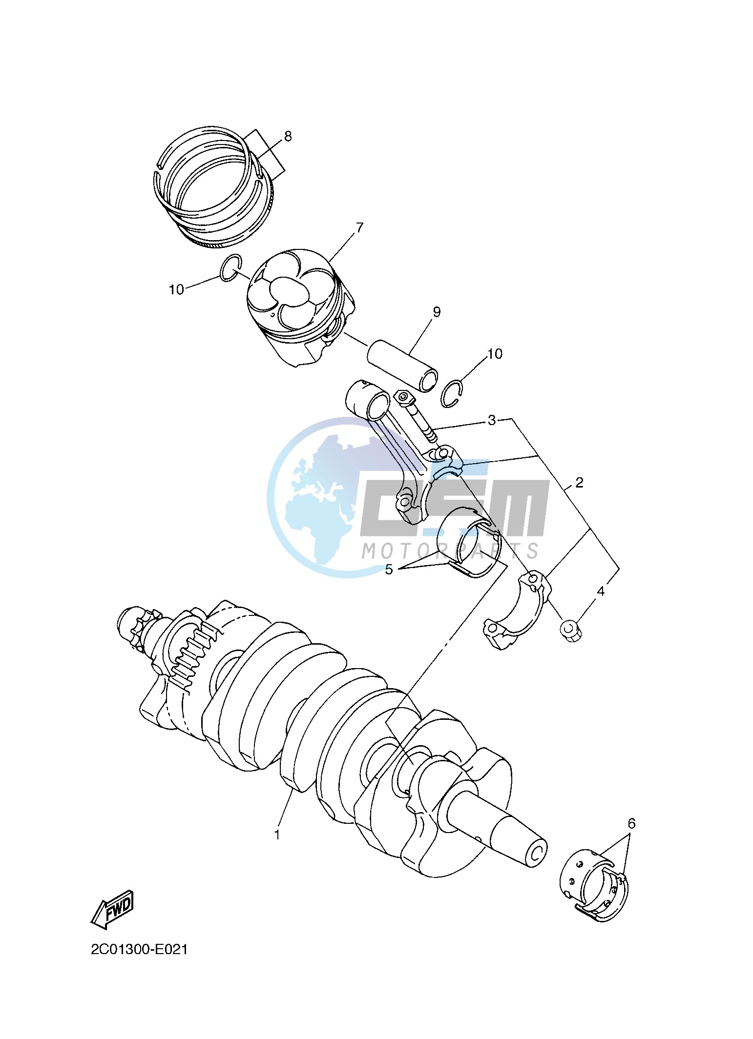 CRANKSHAFT & PISTON