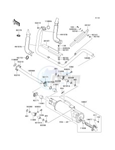 KRF 750 C [TERYX 750 4X4] (C8F) C8F drawing MUFFLER-- S- -