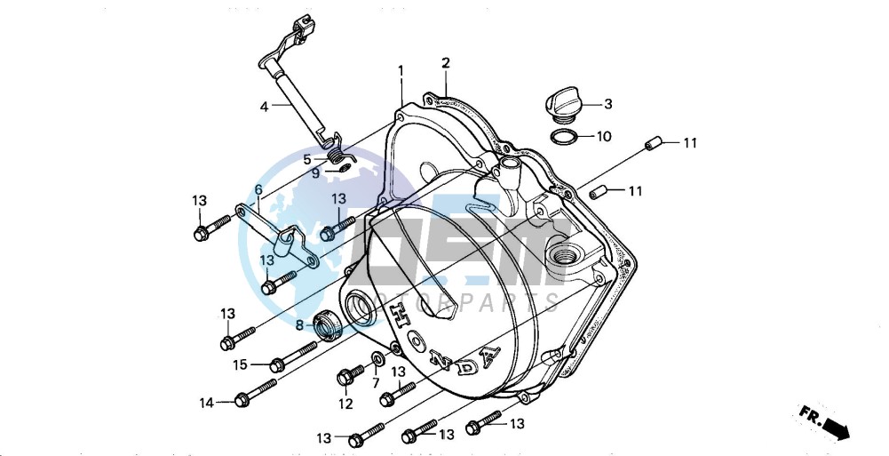 RIGHT CRANKCASE COVER