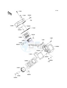 KRF 750 D [TERYX 750 4X4] (D8F) D8F drawing CYLINDER_PISTON-- S- -