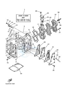 25N drawing CYLINDER--CRANKCASE