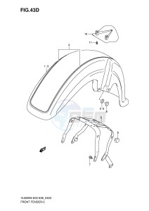 VL800 (E3-E28) VOLUSIA drawing FRONT FENDER (VL800TK8)