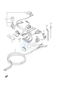 DF 9.9A drawing Harness Non-Remote Control