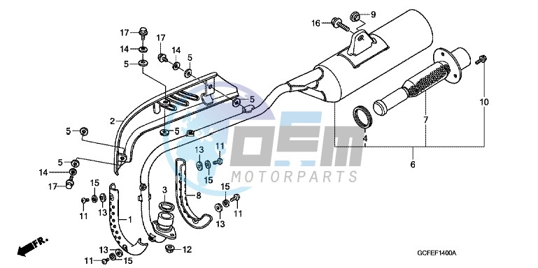 EXHAUST MUFFLER