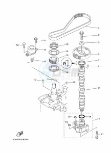 F50DETL drawing OIL-PUMP