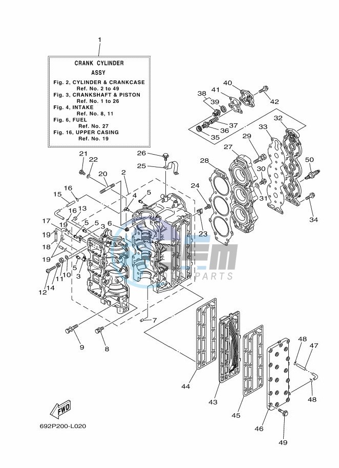 CYLINDER--CRANKCASE