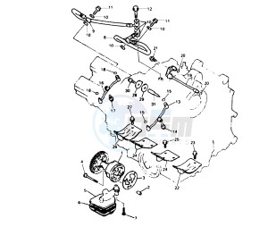 YZF R 750 drawing OIL PUMP