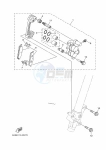 YZ85LW YZ85 (B0GG) drawing FRONT BRAKE CALIPER