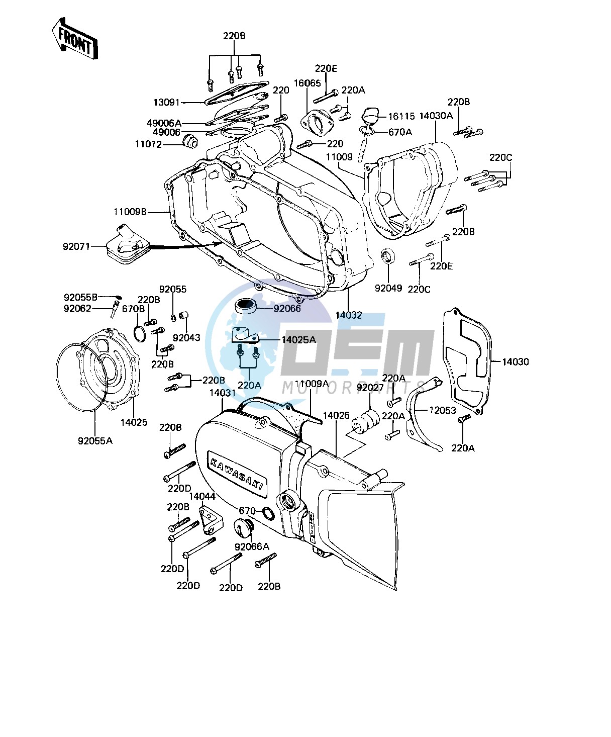 ENGINE COVERS -- 82-83 A9_A10- -