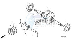 FES125B drawing CRANKSHAFT/ PI STON