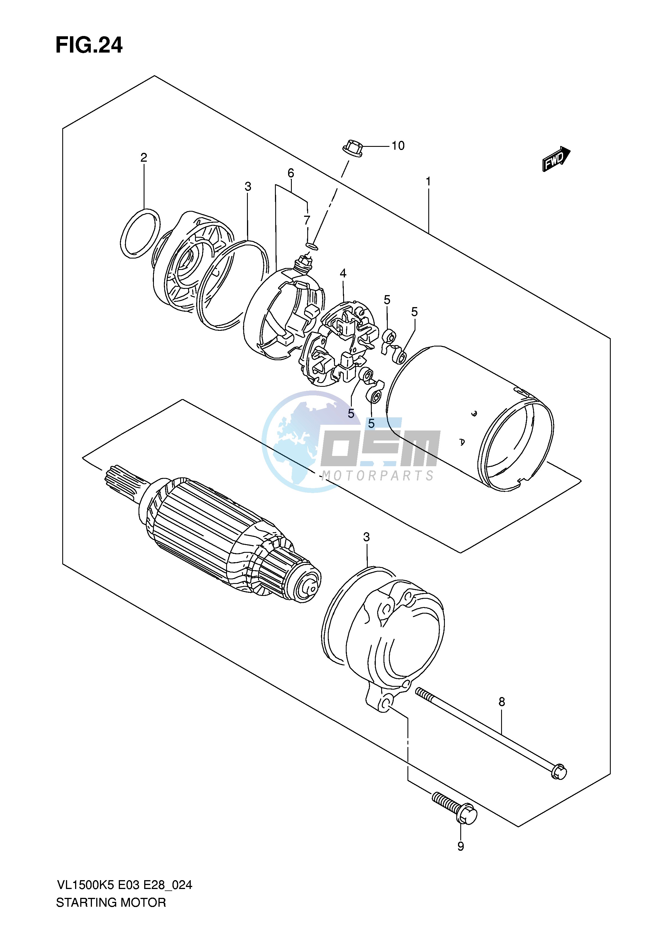 STARTING MOTOR