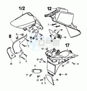 FIGHT ZA 30 (DK) drawing FENDERS