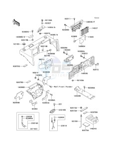 KAF 620 A [MULE 2510 4X4] (A1-A5) [MULE 2510 4X4] drawing FRAME FITTINGS -- COVER- -