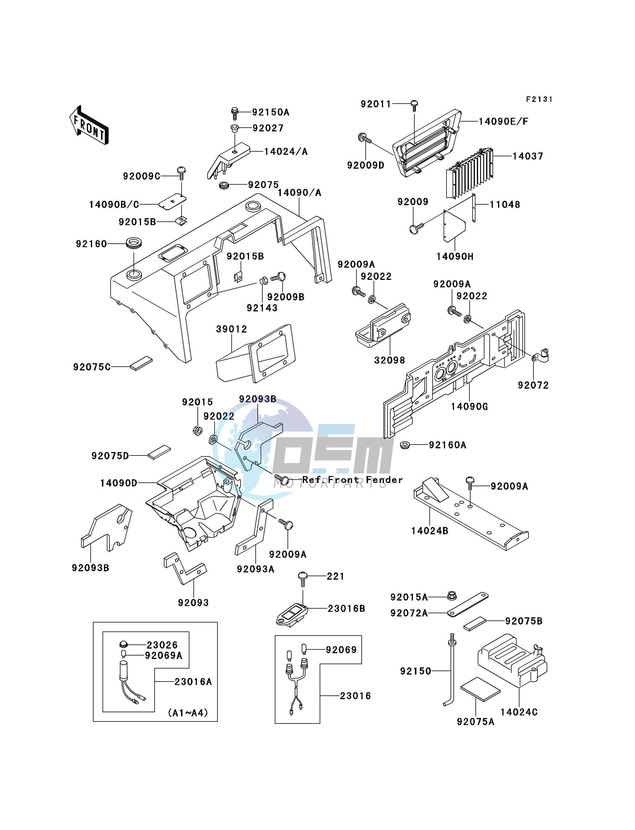 FRAME FITTINGS -- COVER- -