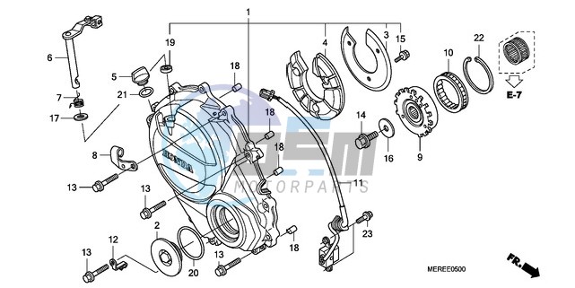 RIGHT CRANKCASE COVER