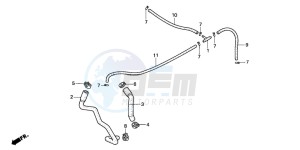 VT600C drawing AIR SUCTION VALVE PIPE