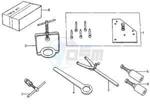 CITY 50 drawing WORKSHOP SERVICE TOOLS