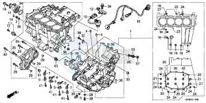 CB1000RC drawing CRANKCASE