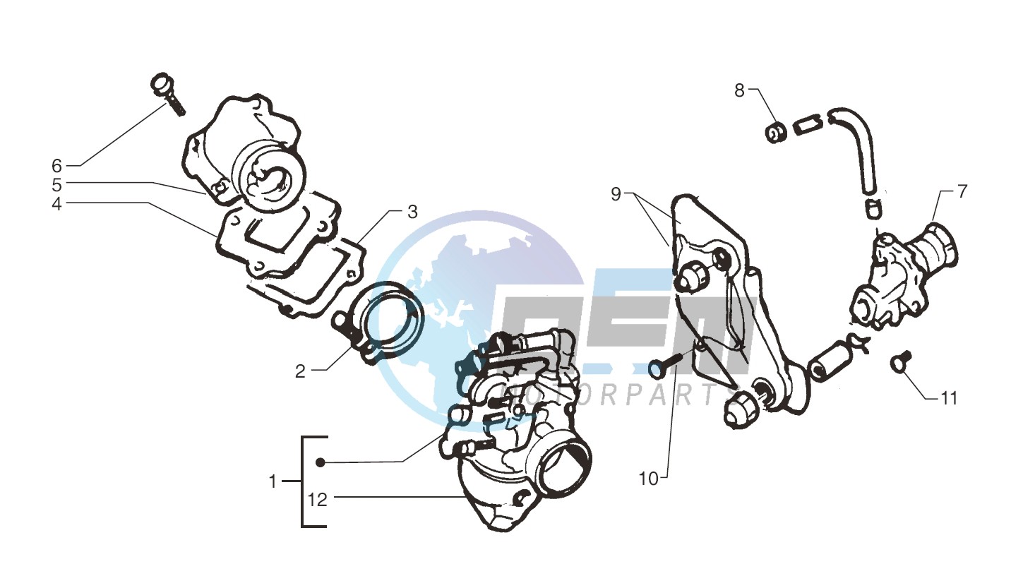 Oil pump - Carburettor