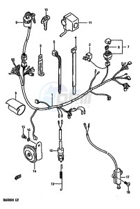 DR600R (E2) drawing WIRING HARNESS