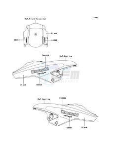 VERSYS_ABS KLE650DBF GB XX (EU ME A(FRICA) drawing Decals