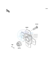 BRUTE FORCE 750 4x4i EPS KVF750HEF EU drawing Rear Hub