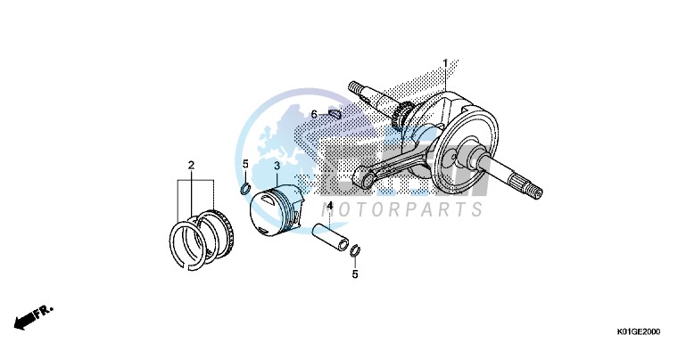 CRANKSHAFT/PISTON