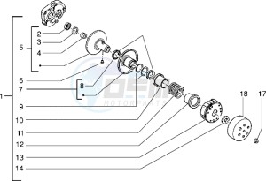 NRG 50 drawing Driven pulley