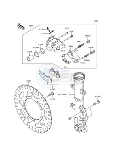 Z300 ER300AFF XX (EU ME A(FRICA) drawing Front Brake