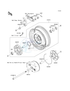 VN 1600 A [VULCAN 1600 CLASSIC] (A6F-A8FA) A8F drawing REAR WHEEL_CHAIN