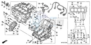 CBF1000A F / CMF drawing CRANKCASE