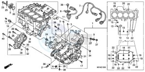 CBF10009 UK - (E / MKH) drawing CRANKCASE