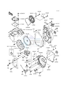 ZX 750 N [NINJA ZX-7RR] (N1-N2) [NINJA ZX-7RR] drawing ENGINE COVER-- S- -