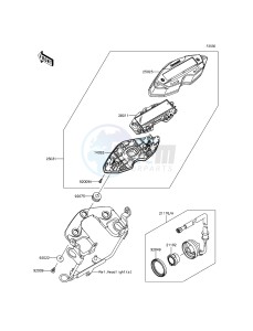 KLX125 KLX125CDS XX (EU ME A(FRICA) drawing Meter(s)