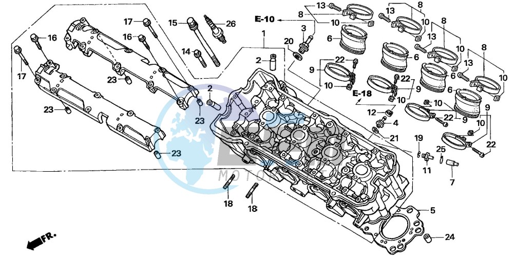 CYLINDER HEAD (CBF600S6/SA6/N6/NA6)