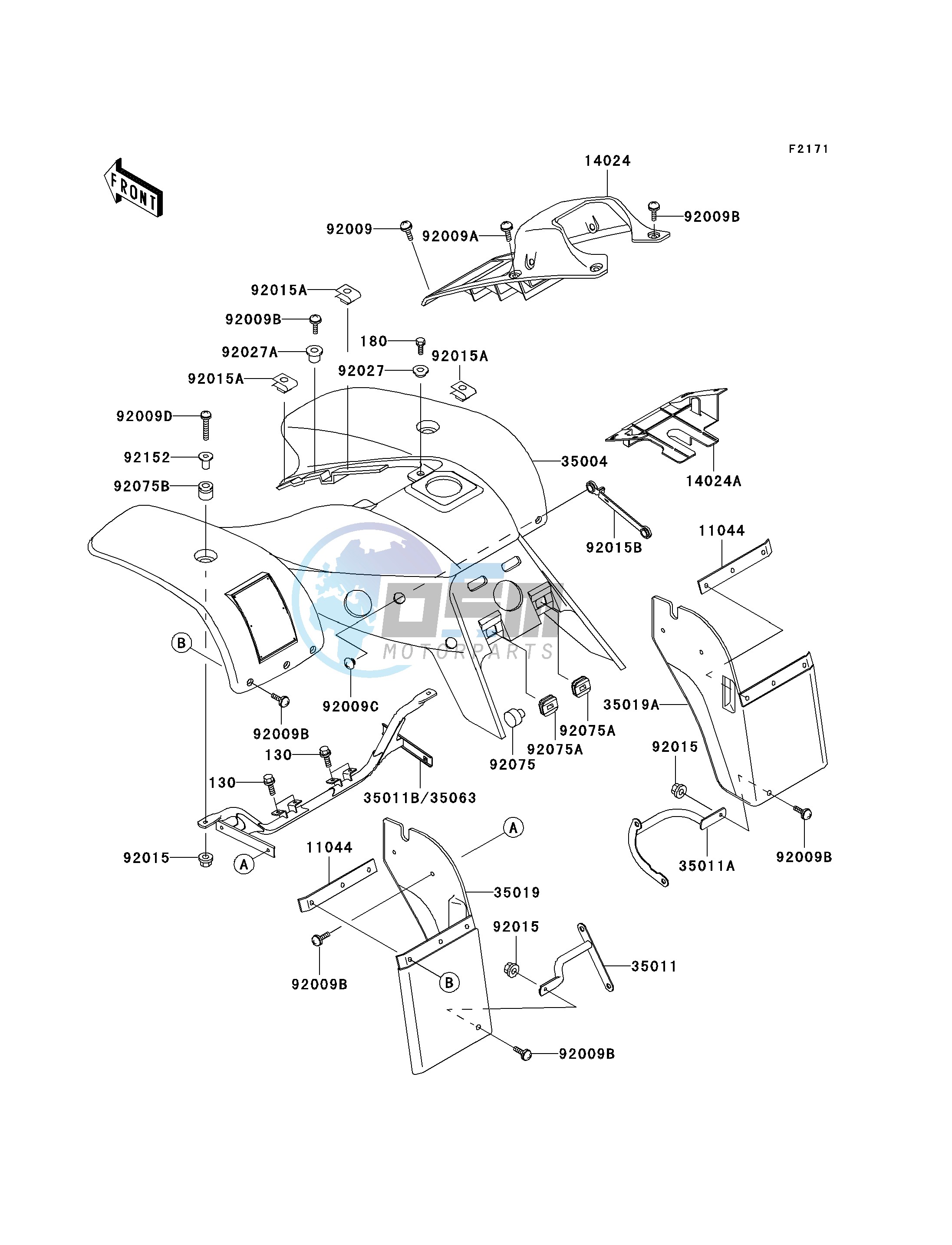 FRONT FENDER-- S- -