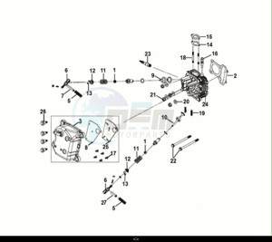 JET 14 125 AC (XC12W2-EU) (E5) (M1) drawing CYLINDER HEAD