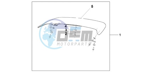 TOP BOX SPOILER DIGITAL SILVER