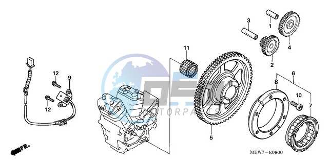 PULSE GENERATOR/ STARTING CLUTCH