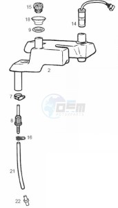 ATLANTIS CITY - 50 cc VTHAL1AE2 Euro 2 2T AC GBR drawing Oil tank (Positions)