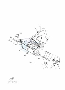 YZF320-A YZF-R3 (B7P6) drawing RADIATOR & HOSE