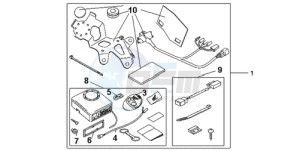 CBR600RAA BR / ABS - (BR / ABS) drawing AVERTO ALARM KIT