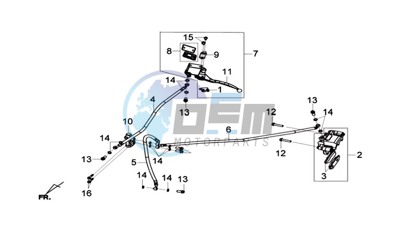 REAR BRAKE CALIPER / BRAKE MOUNT