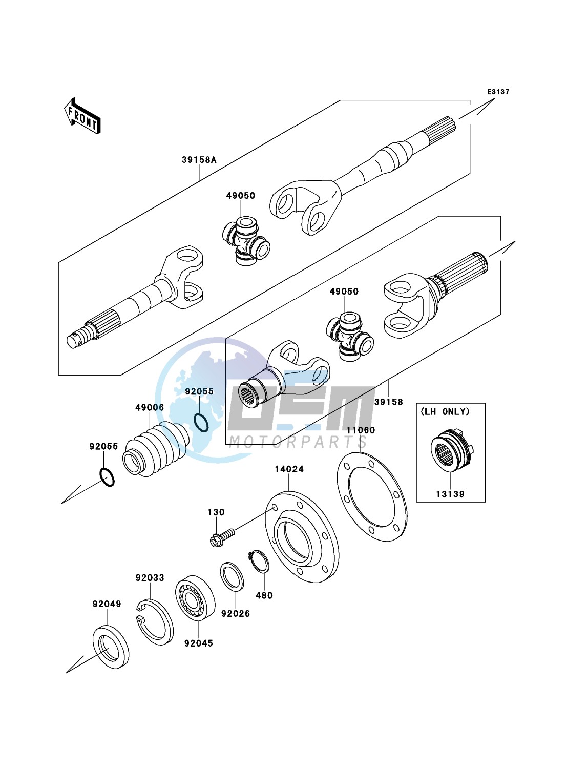 Drive Shaft-Rear