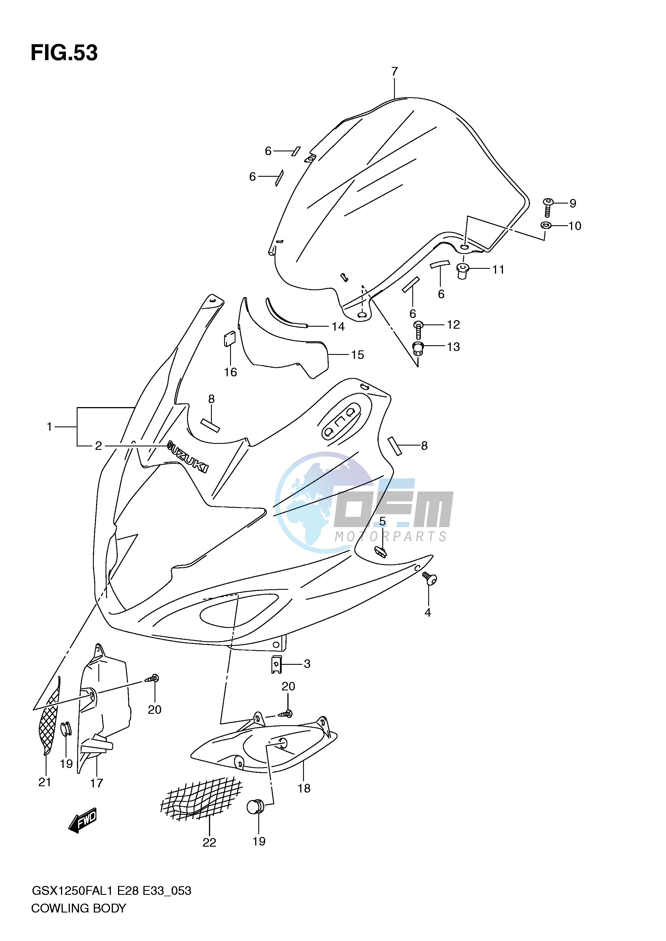 COWLING BODY