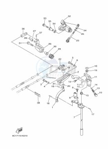 FT50GETL drawing THROTTLE-CONTROL