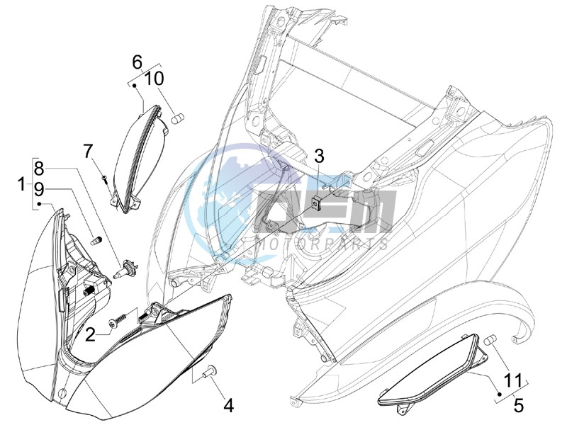 Head lamp - Turn signal lamps