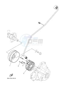 MTM850 MTM-850 XSR900 ABARTH (B90N) drawing GENERATOR