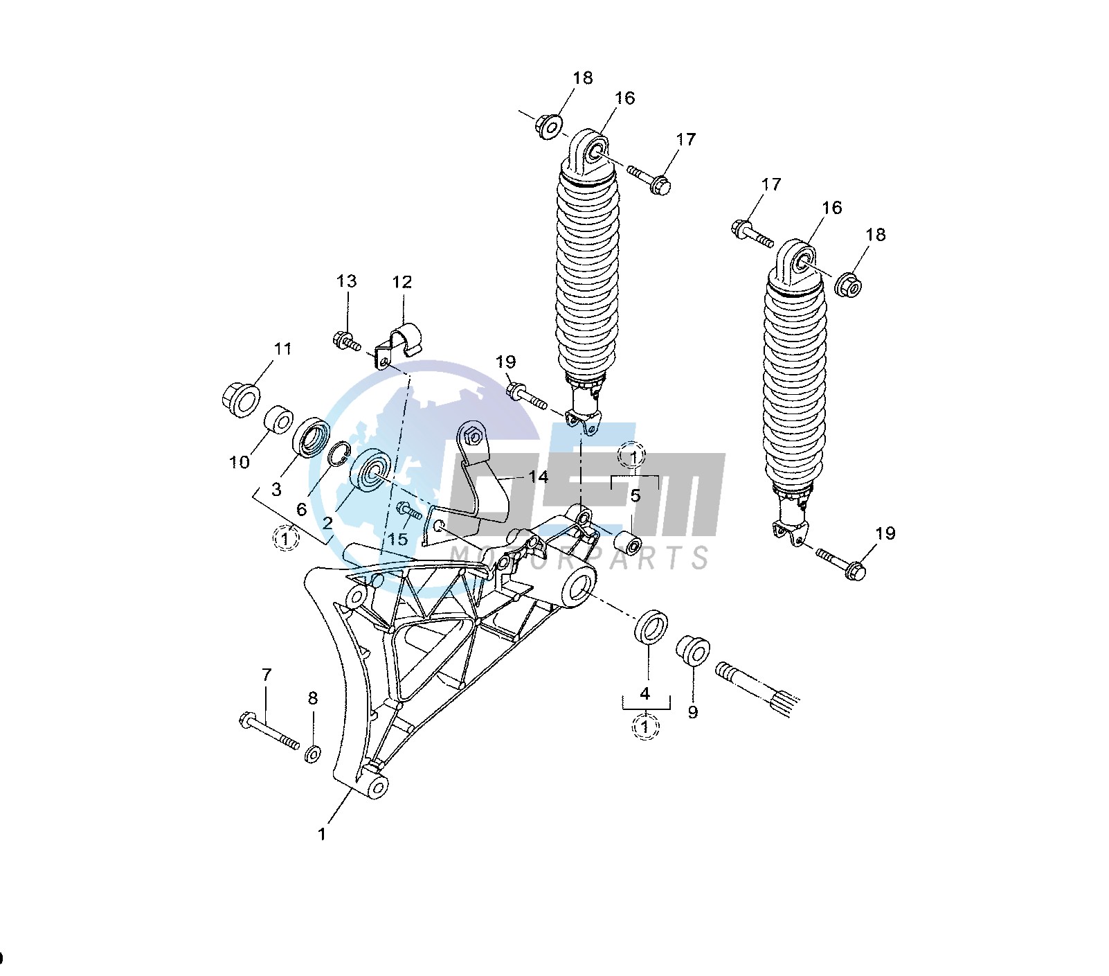 REAR SHOCK ABSORBER